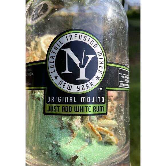 NY Cocktail Infusion Mixer Original Mojito Just Add White Rum Brand Strainer NEW - Picture 8 of 10